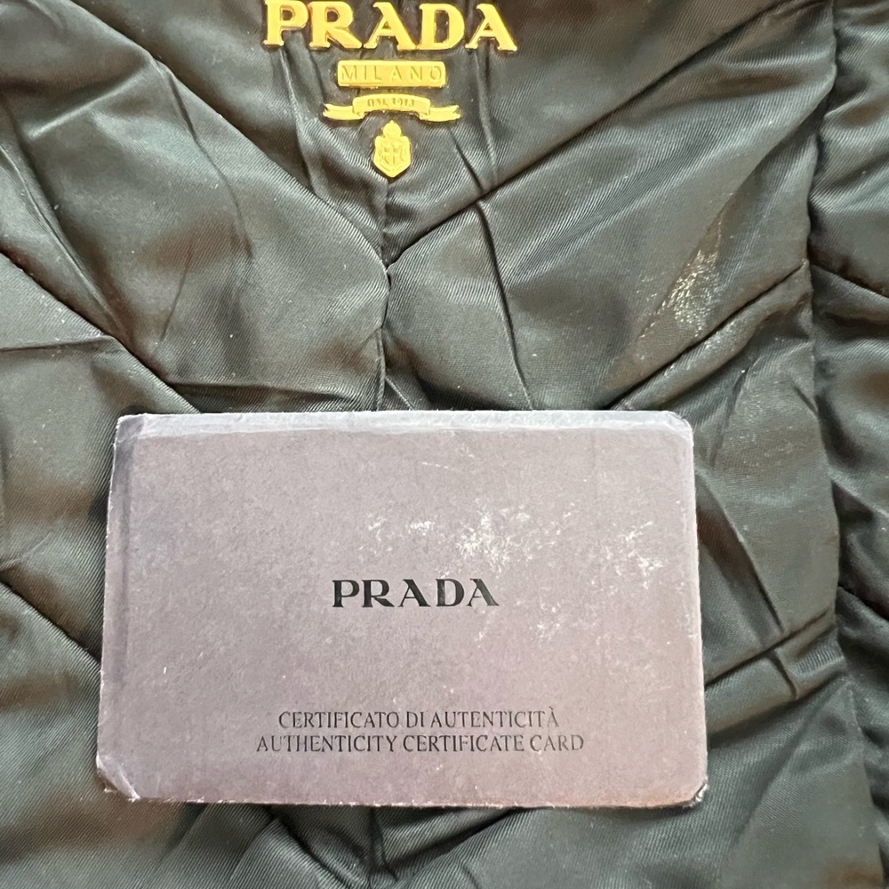 Prada Black Quilted Shoulder Bag - Picture 14 of 15